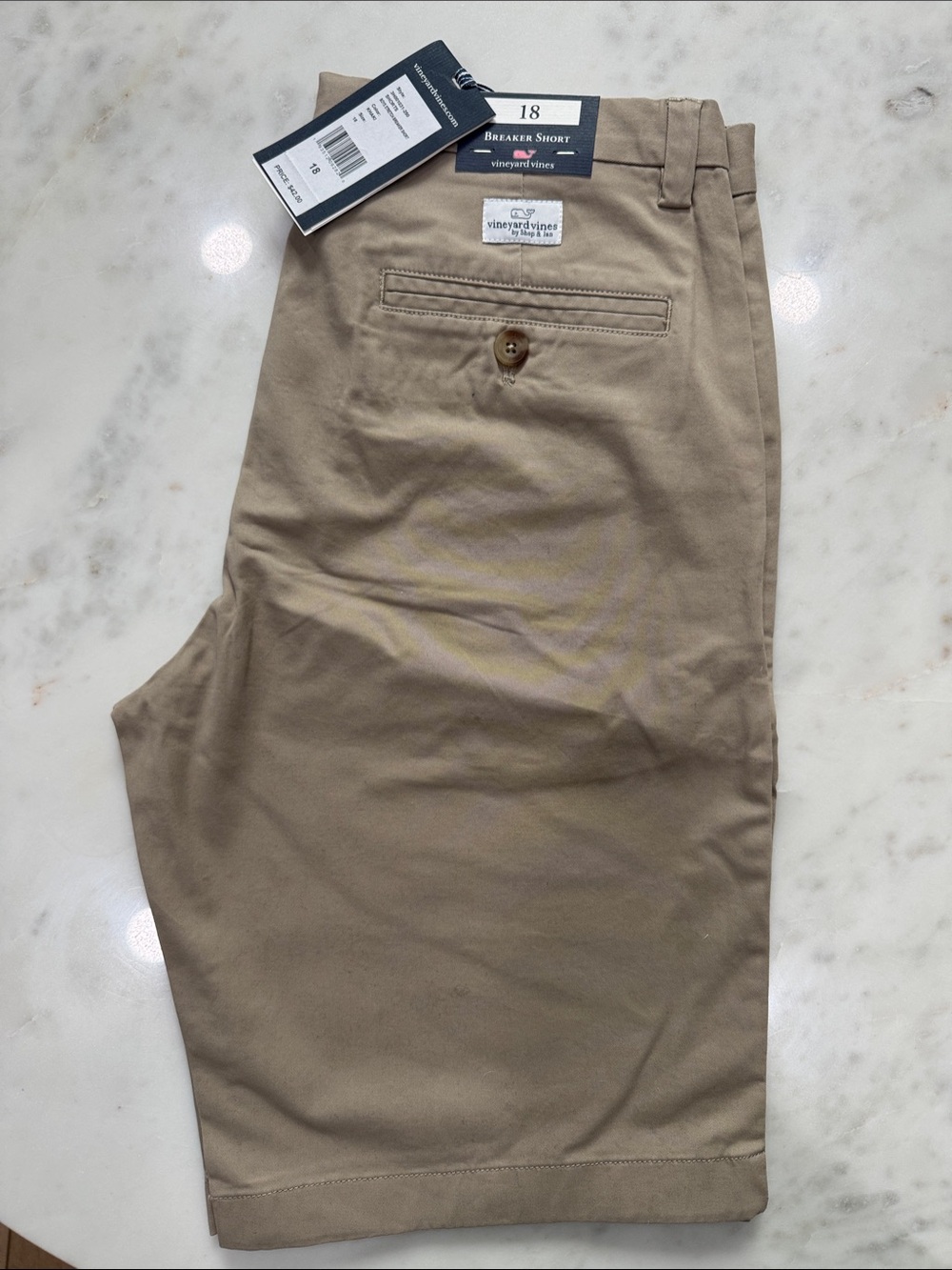 Vineyard Vines Boys Breaker Short - Tan